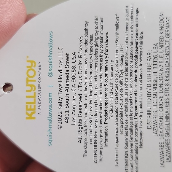 Malia Sea Cow Manatee squishmallows NWT S8 Valentines Day Pink white - Picture 9 of 10